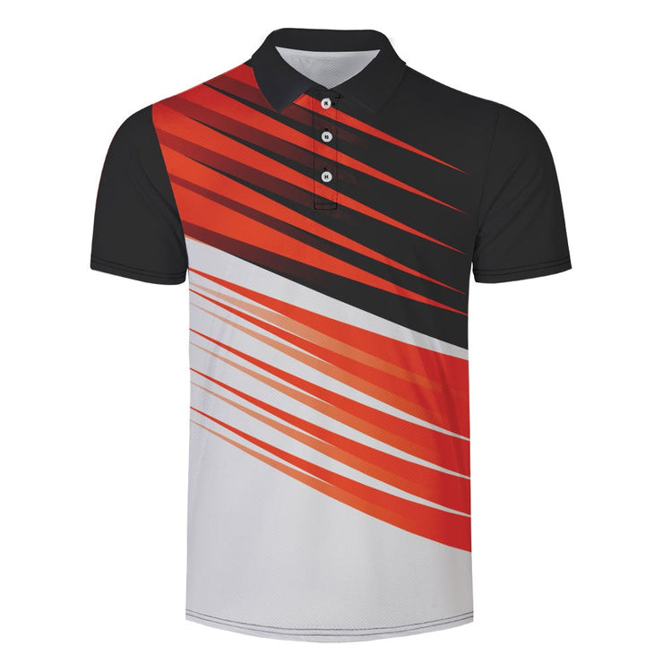 Eagle Golf High-Performance Red Lightning Shirt