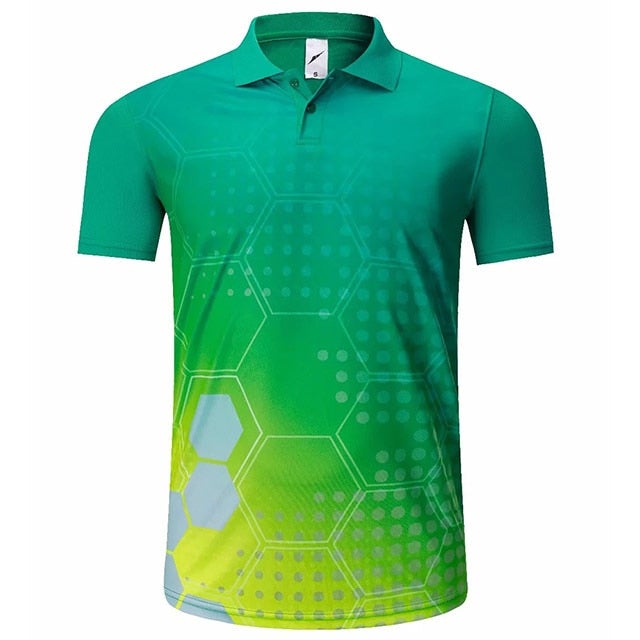 Eagle Golf High-Performance Hex Shirt (Green)