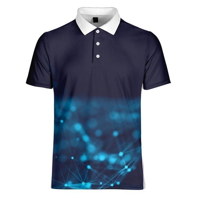 Eagle Golf High-Performance Digital Raindrop Shirt