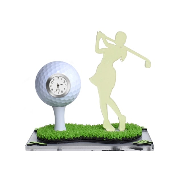 Eagle Golf Golf Ball Clock And Swing Ornament