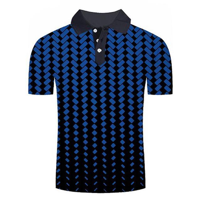 Eagle Golf Cooltech Loud Digital Shirt (Blue)