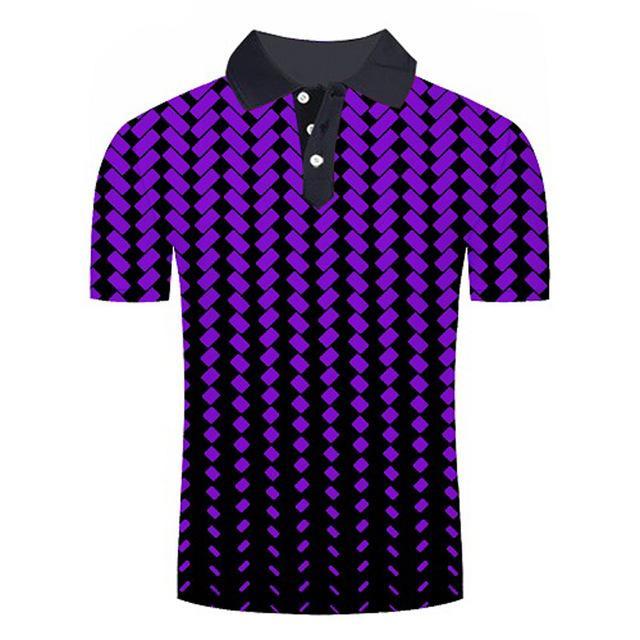 Eagle Golf Cooltech Loud Digital Shirt (Purple)