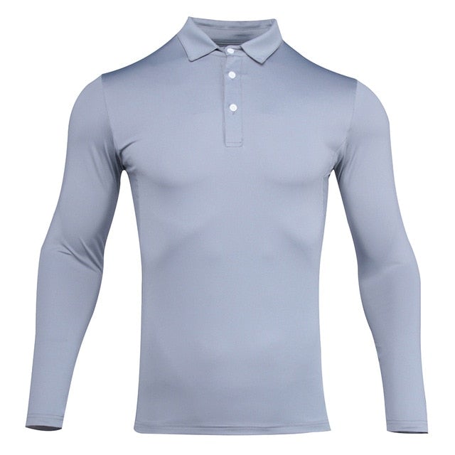 Eagle Golf High-Performance LS Shirt (Light Gray)