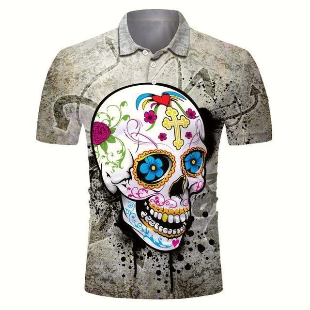 Eagle Golf Cooltech Boldly Loud Shirts (Sugar Skull)