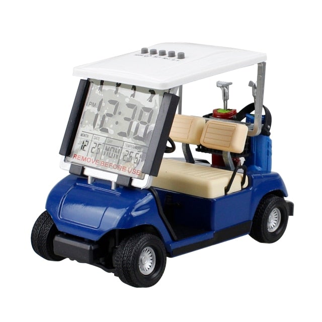 Eagle Golf Alarm Clock Golf Cart (Blue)