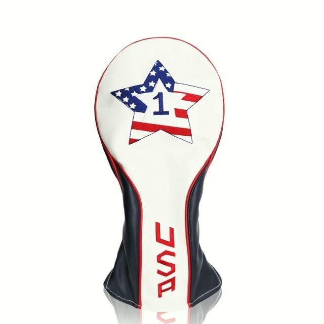 Eagle Golf America First Woods Clubhead Covers Full Set (One Driver, One Fairway Wood, One Hybrid)