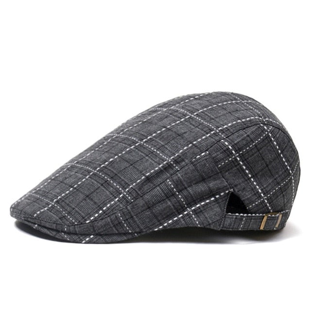 Eagle Golf Classic Flat Cap (Charcoal)