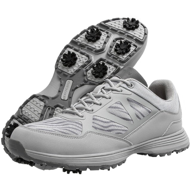 Eagle Golf Spiked All White Pro Shoes