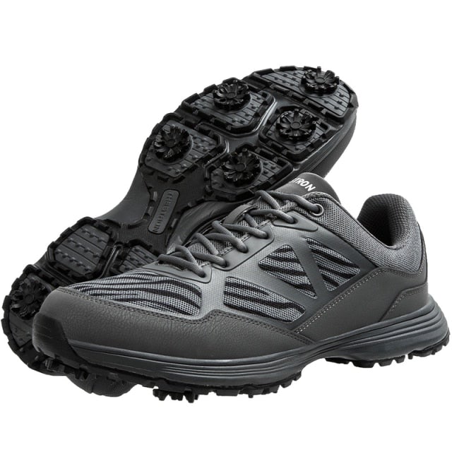 Eagle Golf Spiked All Gray Pro Shoes