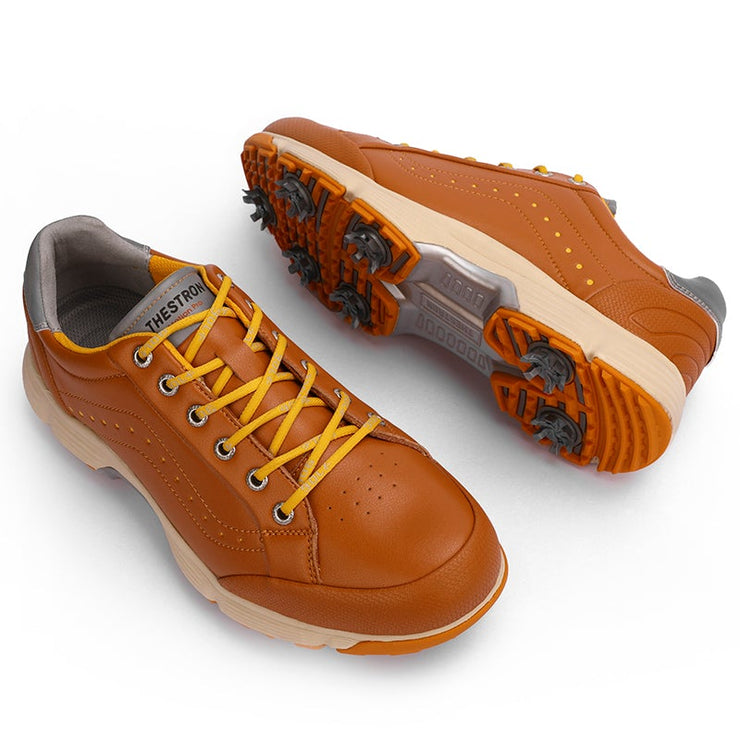 Eagle Golf Spiked Orange Pro Shoes