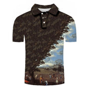 Eagle Golf Cooltech Mosaic Loud Golf Shirt (Fieldwork)