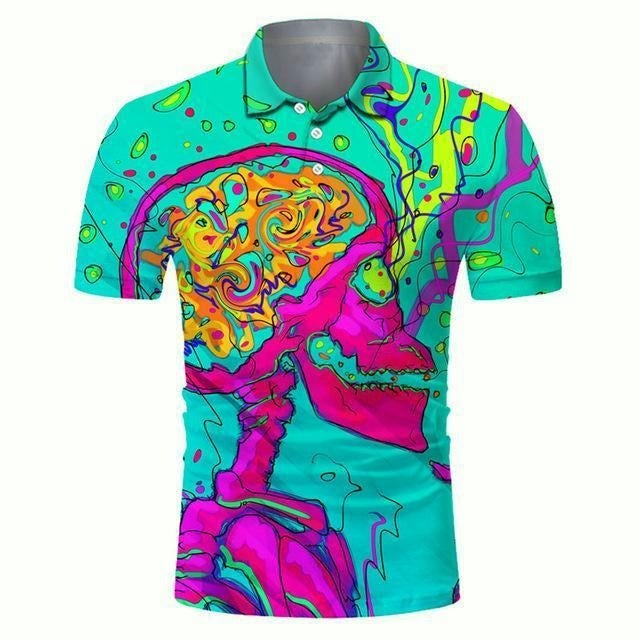 Eagle Golf Cooltech Digital Art Loud Shirt (Headache)