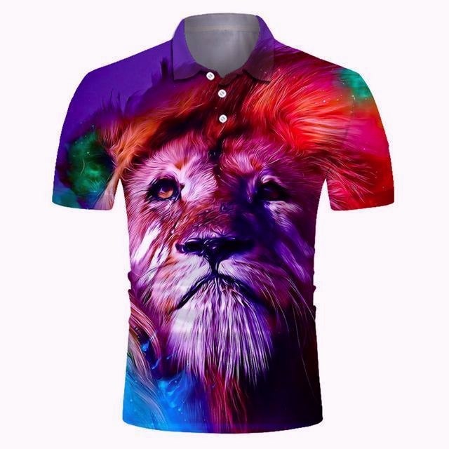 Eagle Golf Cooltech Digital Art Loud Shirt (King Of The Jungle)